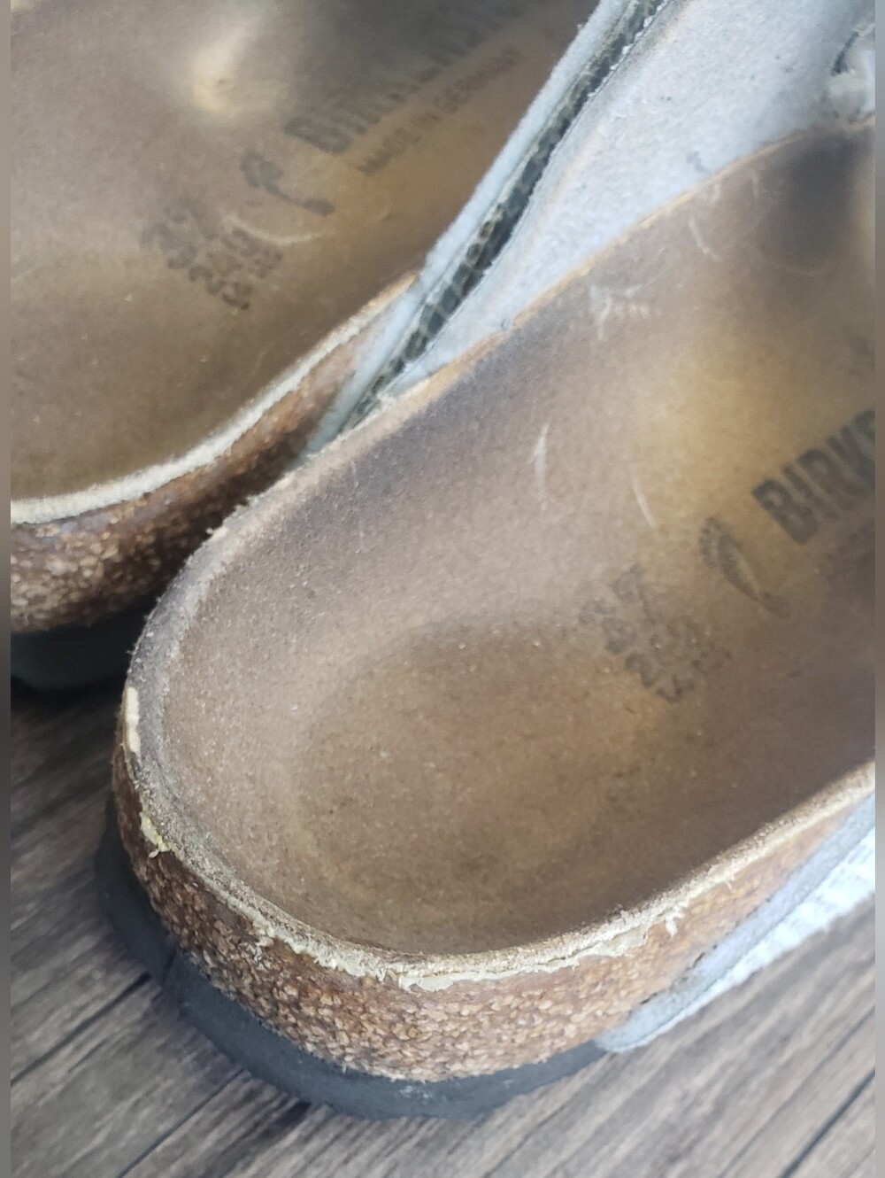Birkenstocks Womens Size 37 Light Blue - Picture 3 of 8